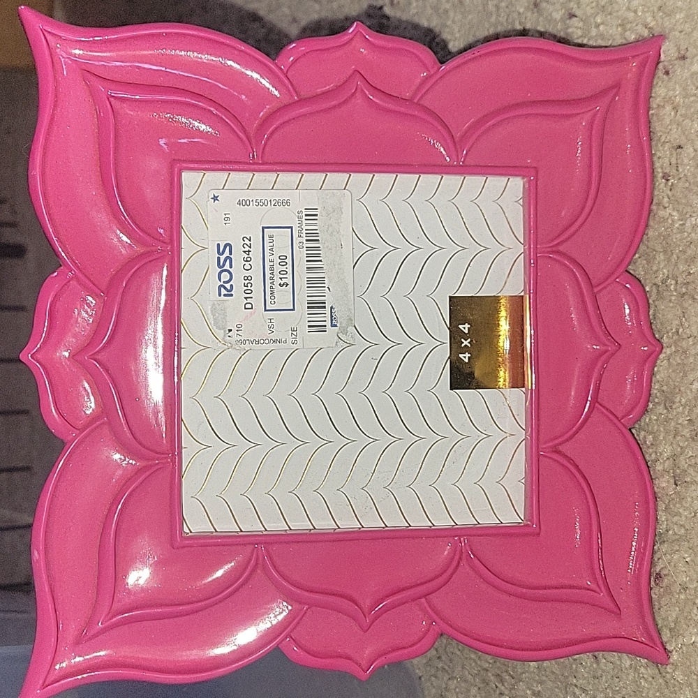 Pink 4x4 Picture Frame